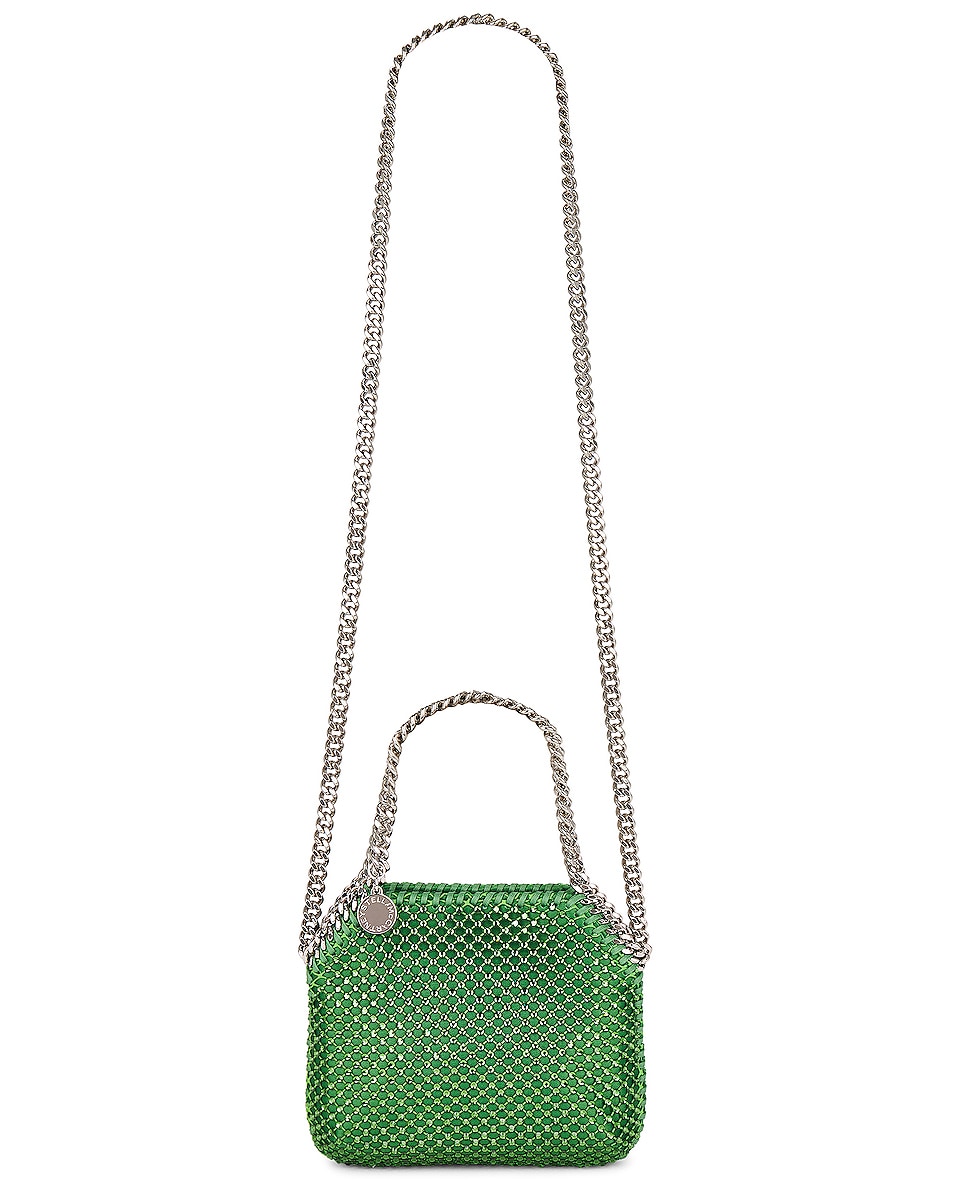 Image 1 of Stella McCartney Falabella Mini Shoulder Bag in Fluo Green