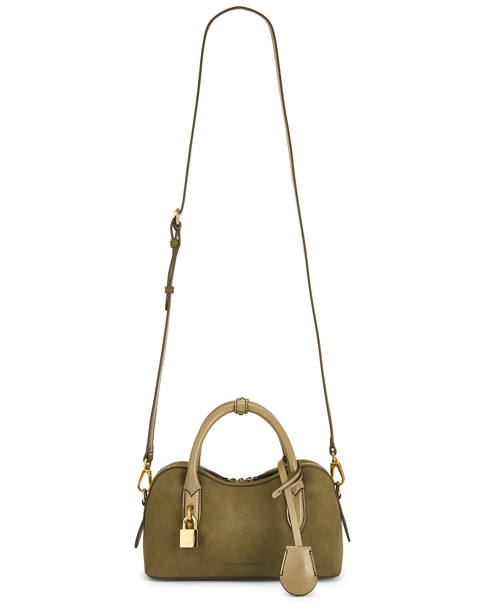 Image 1 of Stella McCartney Alter Suede Tote Bag in Khaki