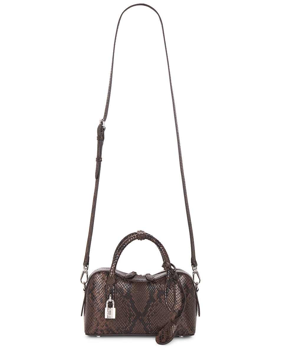 Image 1 of Stella McCartney Ryder Snake Alter Mat Small Bag in Espresso