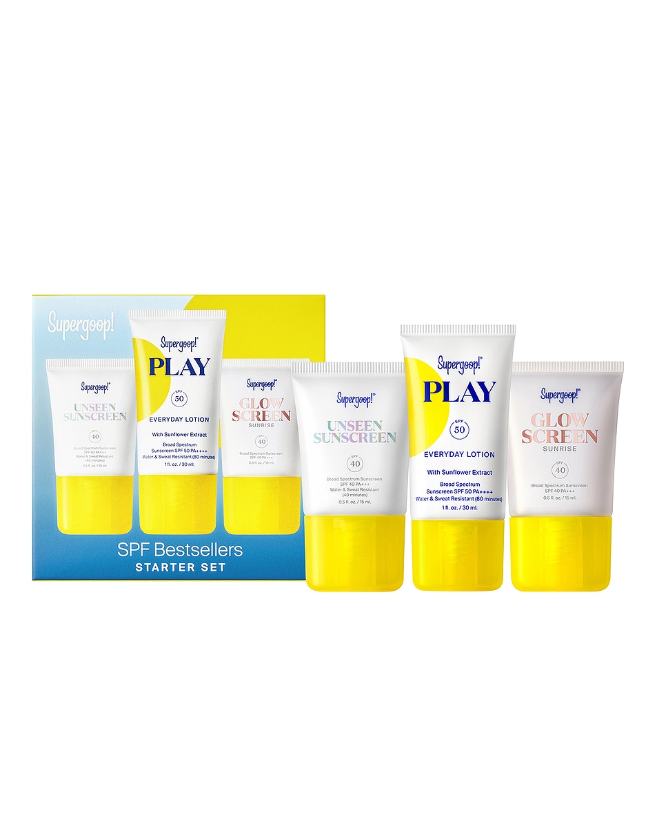 Image 1 of Supergoop! SPF Bestsellers Starter Kit in 