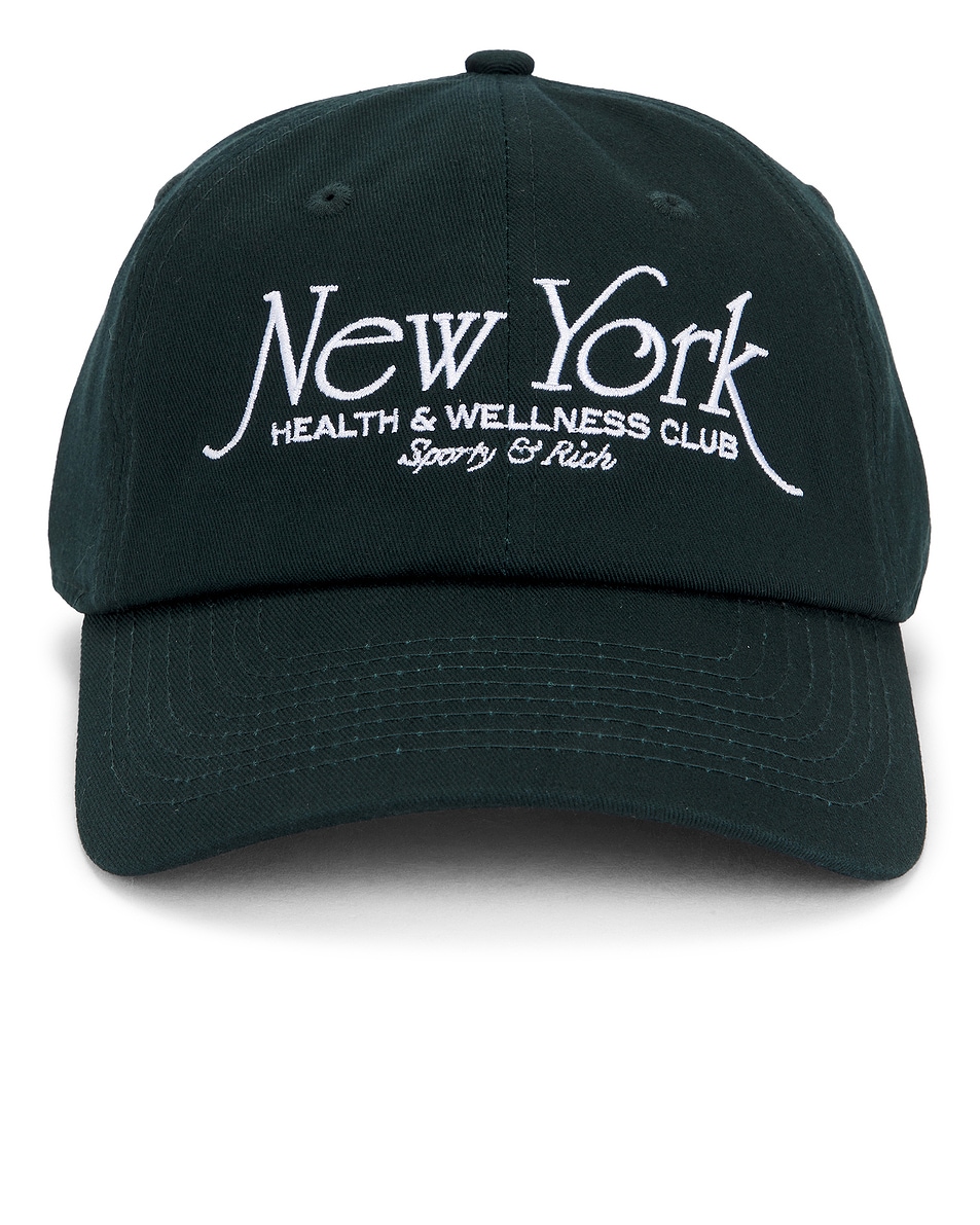 Image 1 of Sporty & Rich NY 94 Hat in Forest
