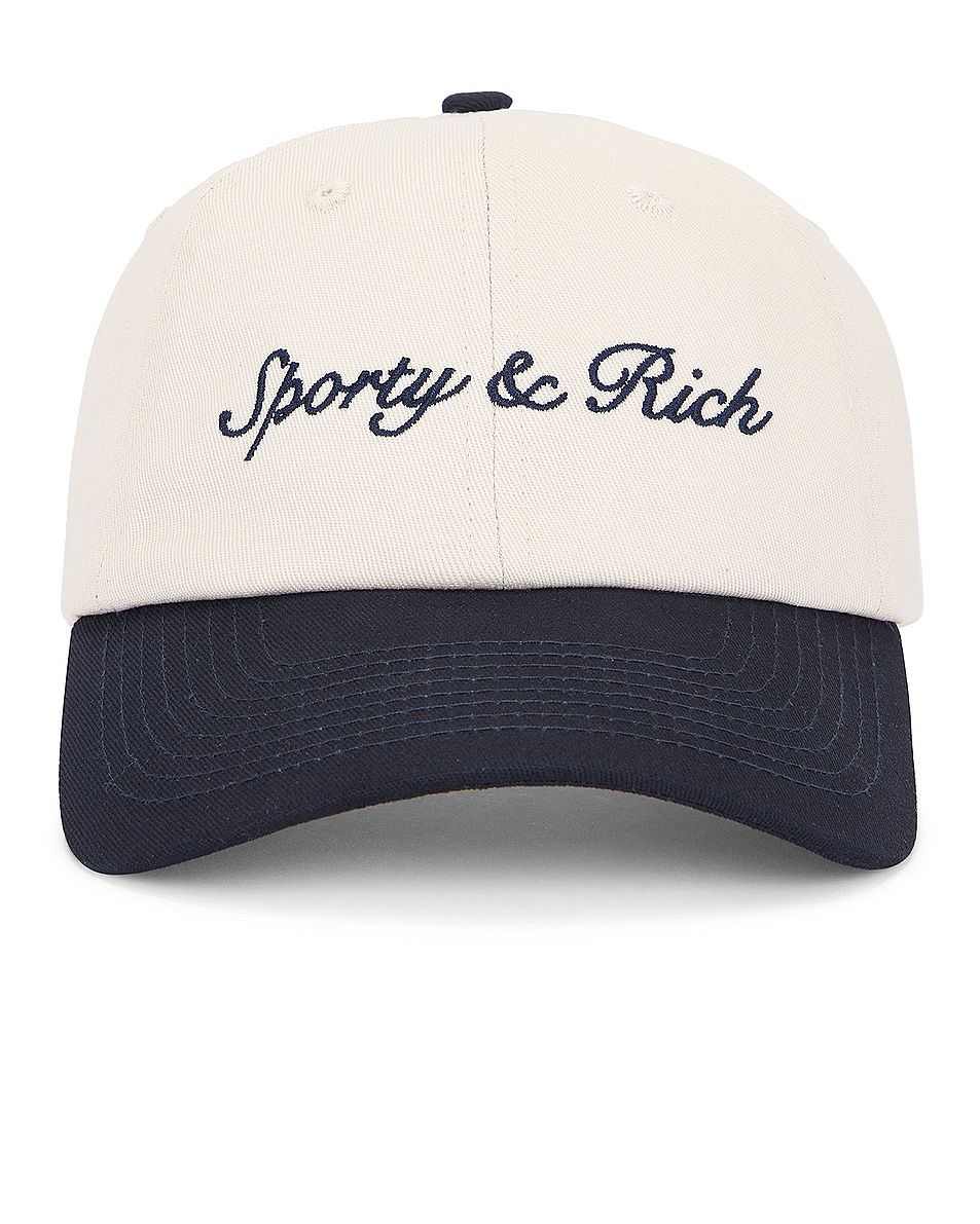 Image 1 of Sporty & Rich Syracuse Hat in Off White