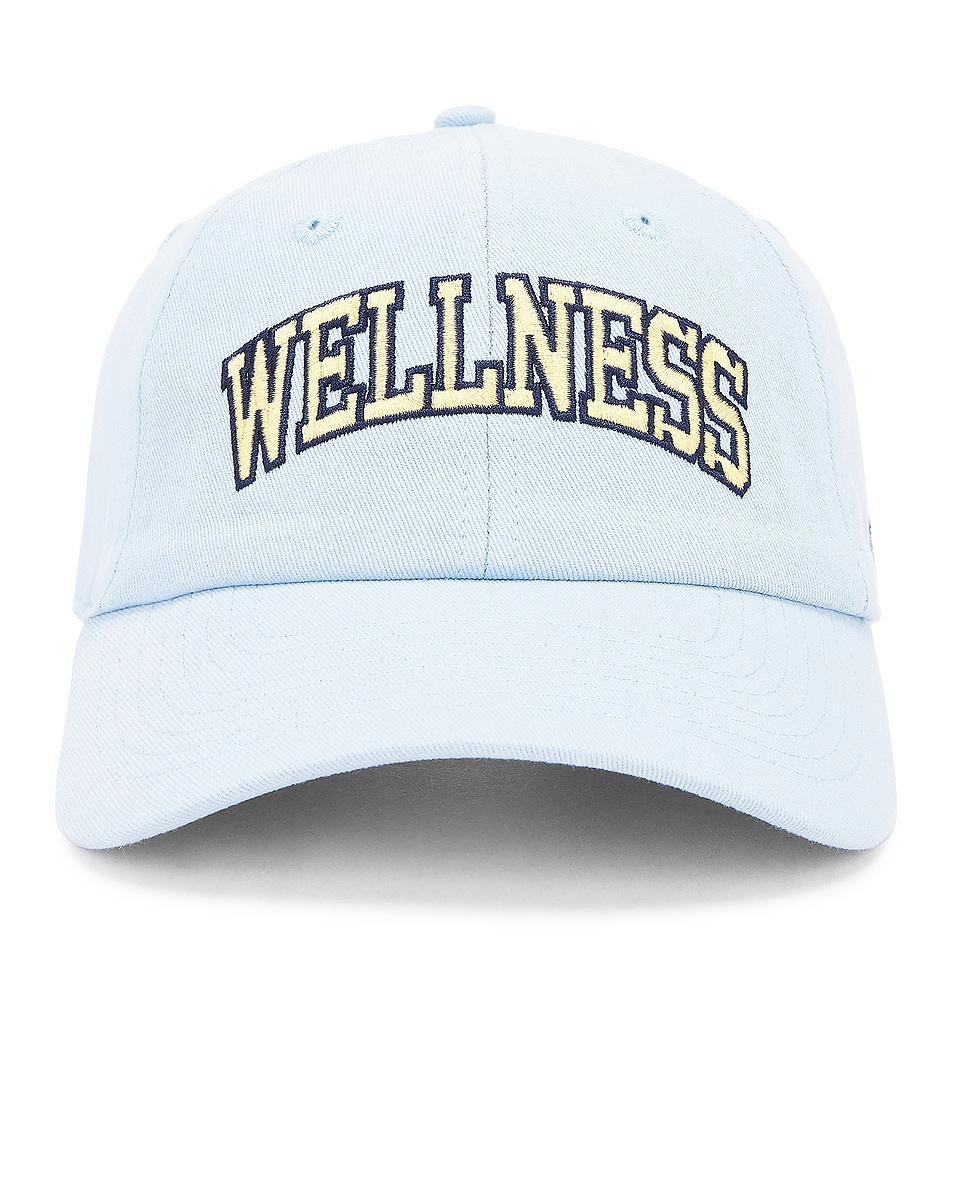 Image 1 of Sporty & Rich Wellness Ivy Hat in China Blue, Almond, & Navy