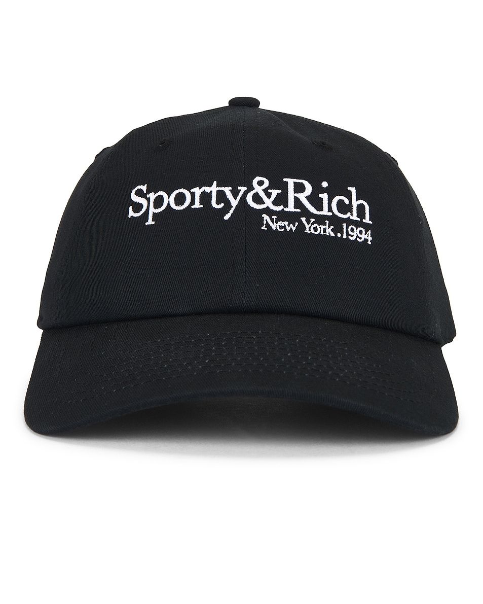 Image 1 of Sporty & Rich New York Hat in Faded Black