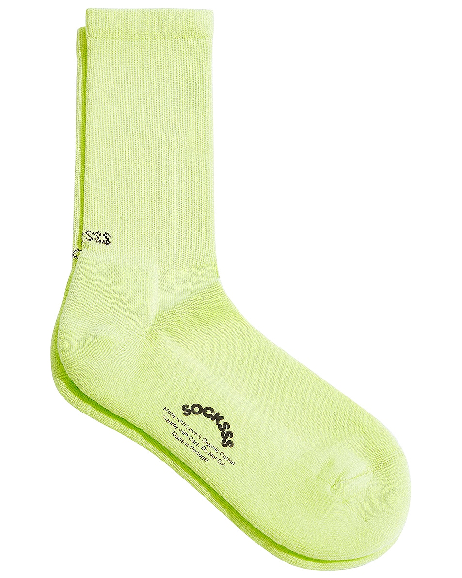Image 1 of Socksss Sour Apple Socks in Sour Apple