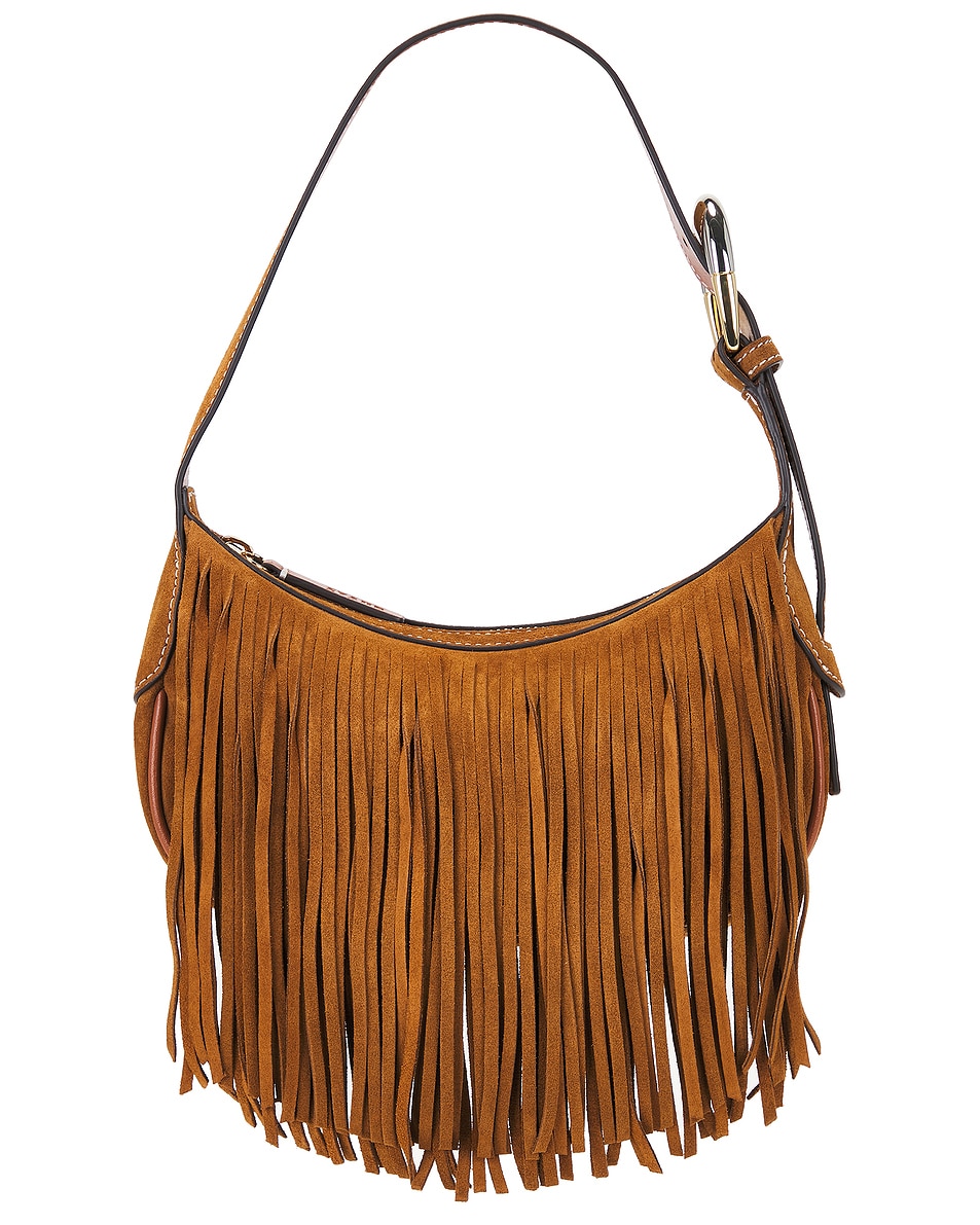 Image 1 of Staud Owen Bag in Tan Fringe
