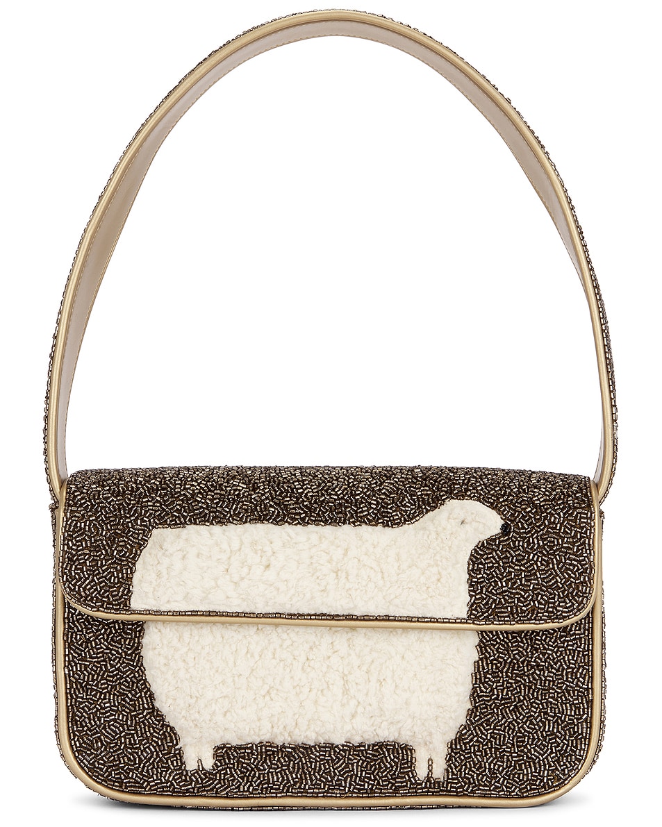 Image 1 of Staud Tommy Beaded Bag in Dolly