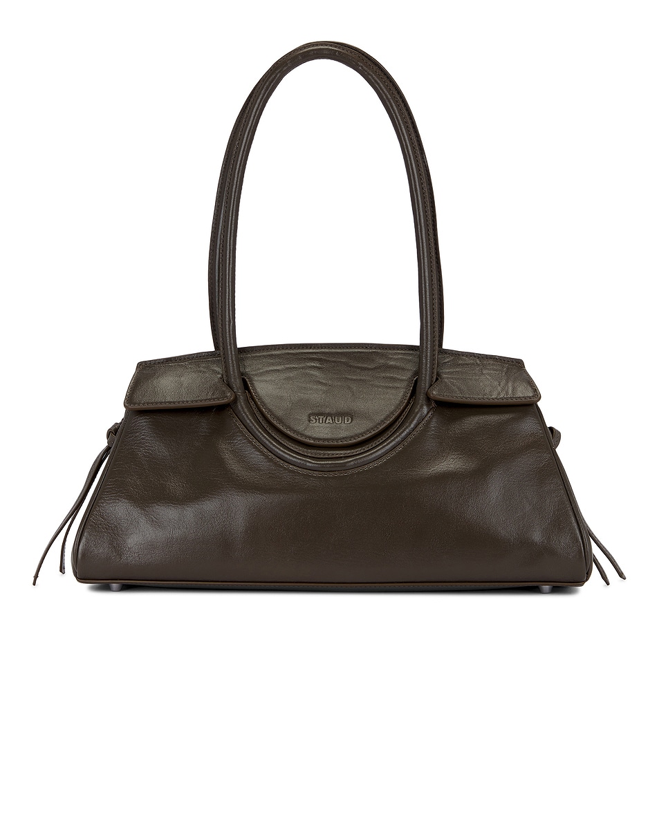 Image 1 of Staud Maude Shoulder Bag in Truffle