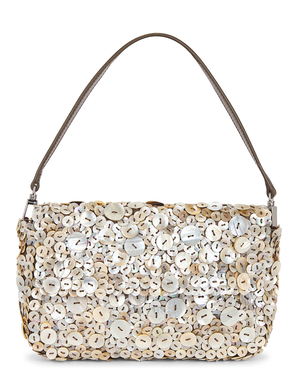 Image 1 of Staud Timmy Convertible Shoulder Bag in Mother Of Pearl