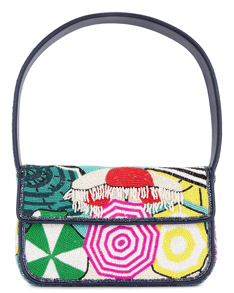 Image 1 of Staud Tommy Beaded Bag in Umbrellas