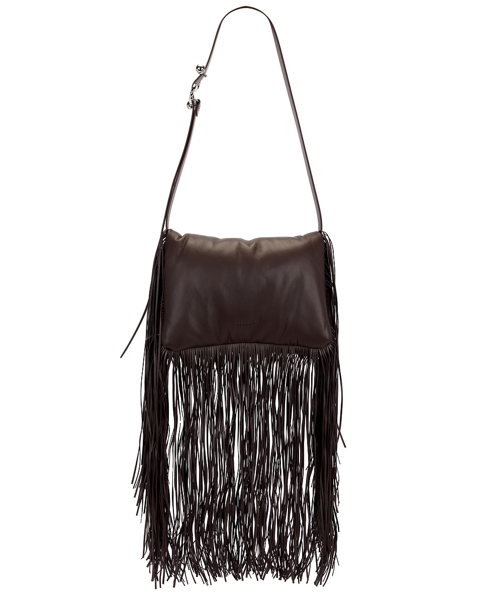 Image 1 of Sportmax Soffyfringes Handbag in Chocolate