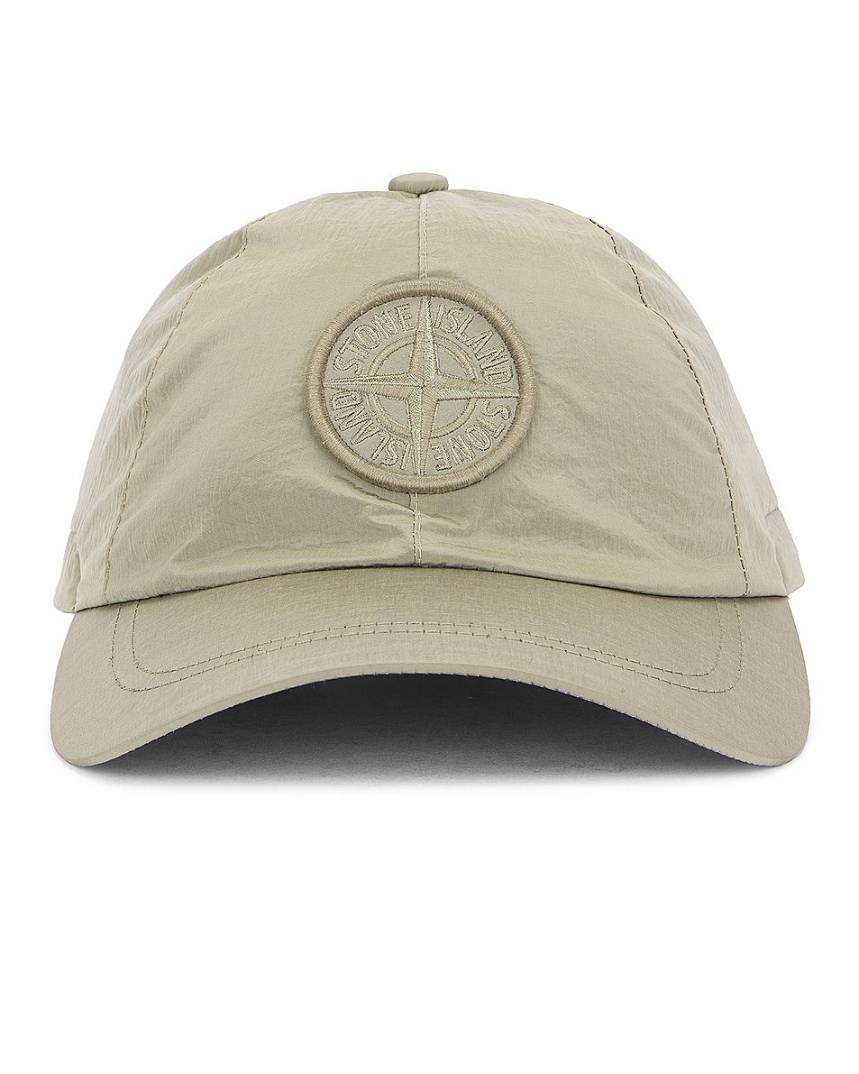 Image 1 of Stone Island Nylon Metal Hat in Natural Beige