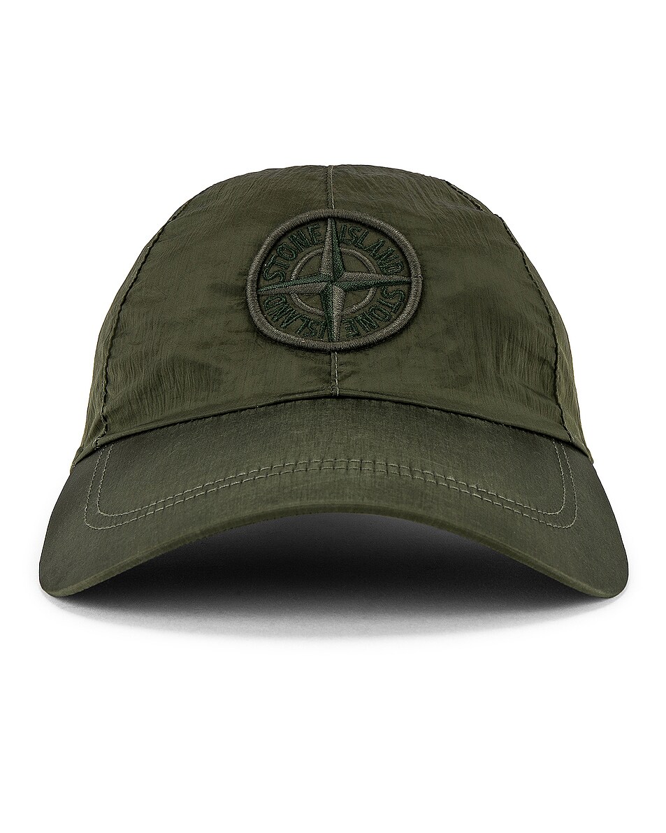 Image 1 of Stone Island 6 Panel Cap in Olive