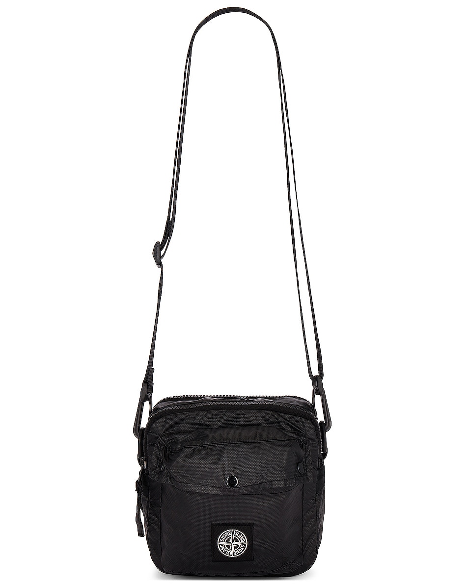 Stone Island Bum Bag in Black | FWRD