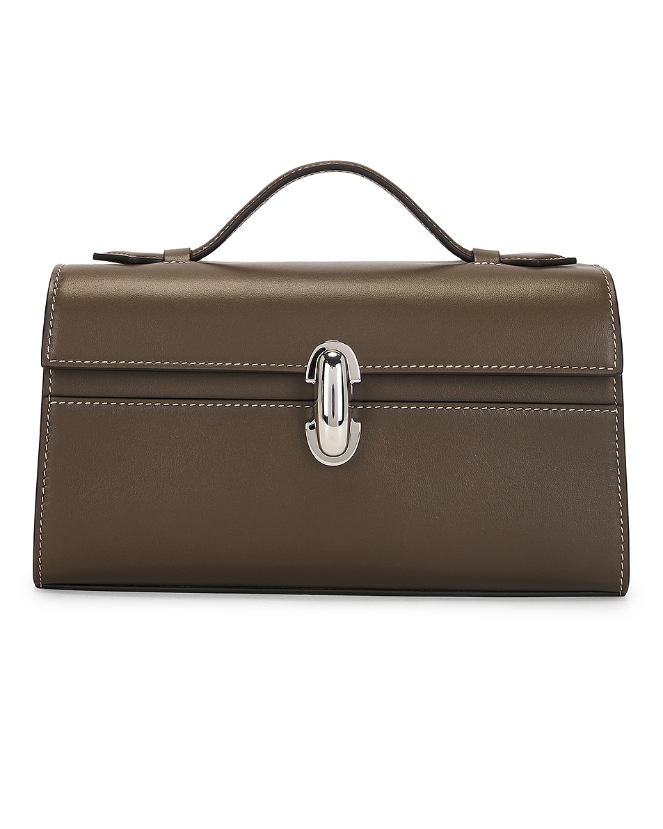 Image 1 of Savette Symmetry Pochette Bag in Mink