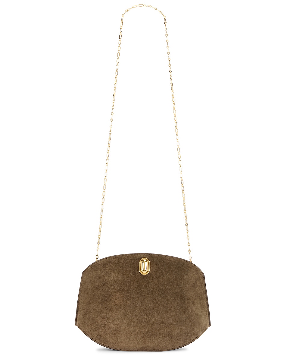 Image 1 of Savette The Tondo Chain Crossbody Bag in Mink