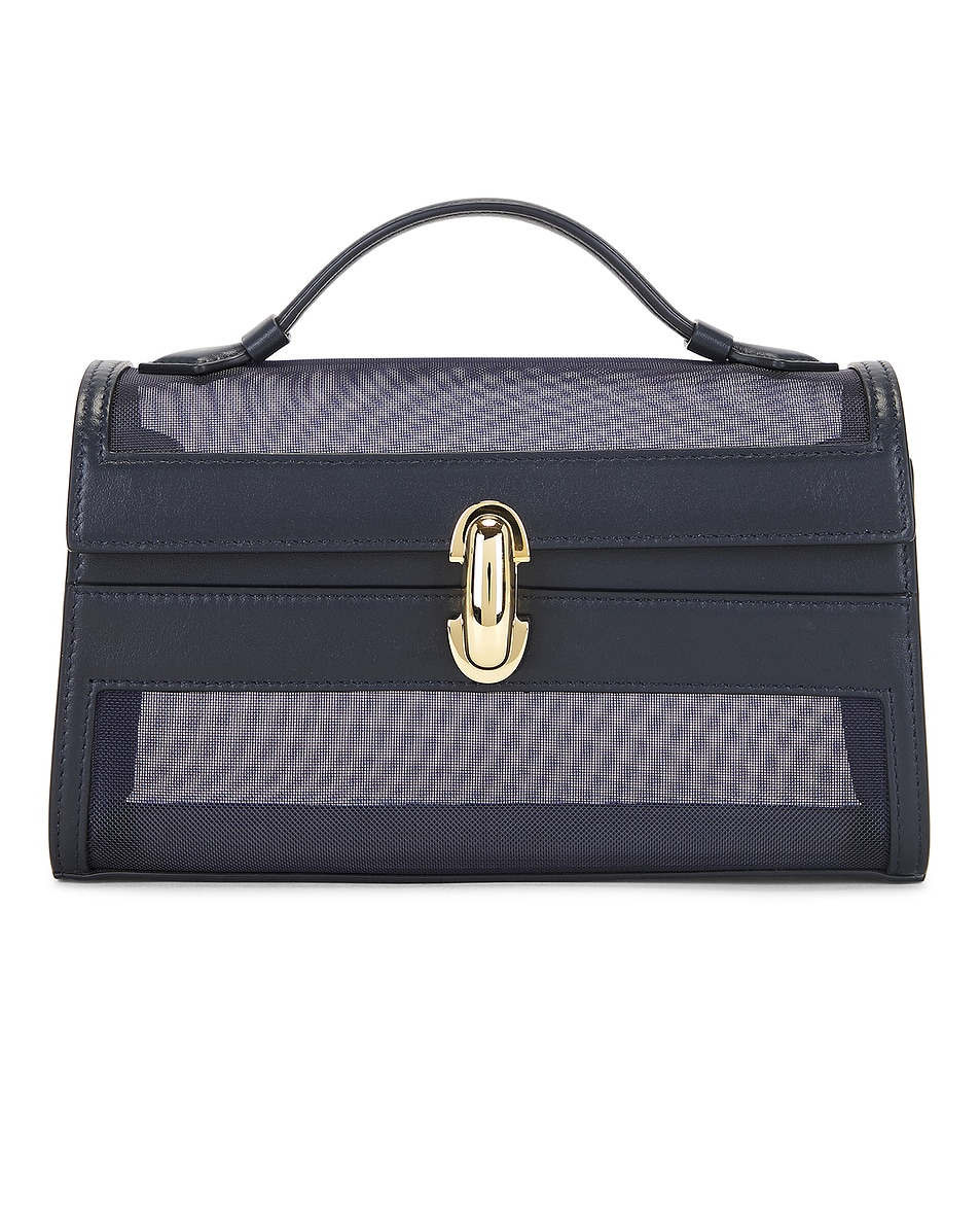 Image 1 of Savette Symmetry Pochette Bag in Navy