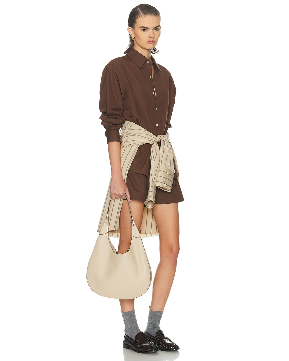 Image 2 of Savette The Florence Hobo Bag in Bone