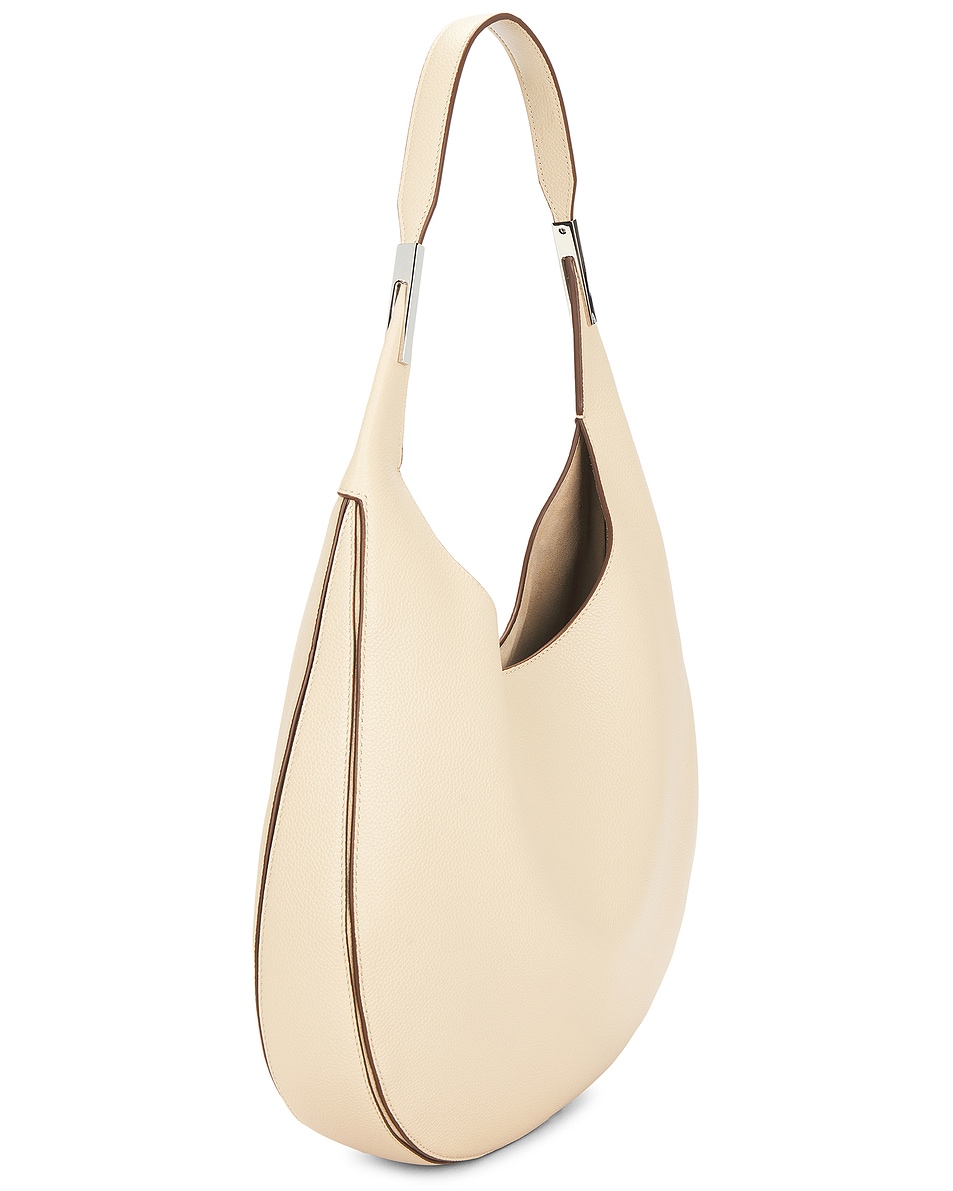 Image 4 of Savette The Florence Hobo Bag in Bone
