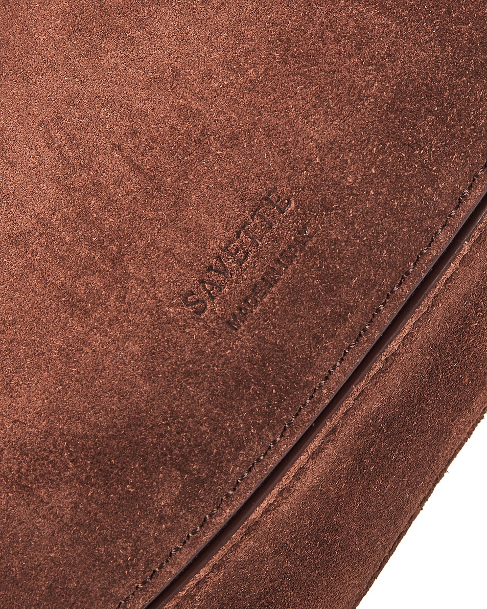 Image 6 of Savette The Small Florence Hobo Bag in Espresso