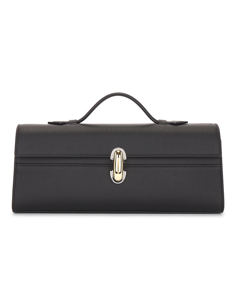 Image 1 of Savette Slim Symmetry Pochette Bag in Black