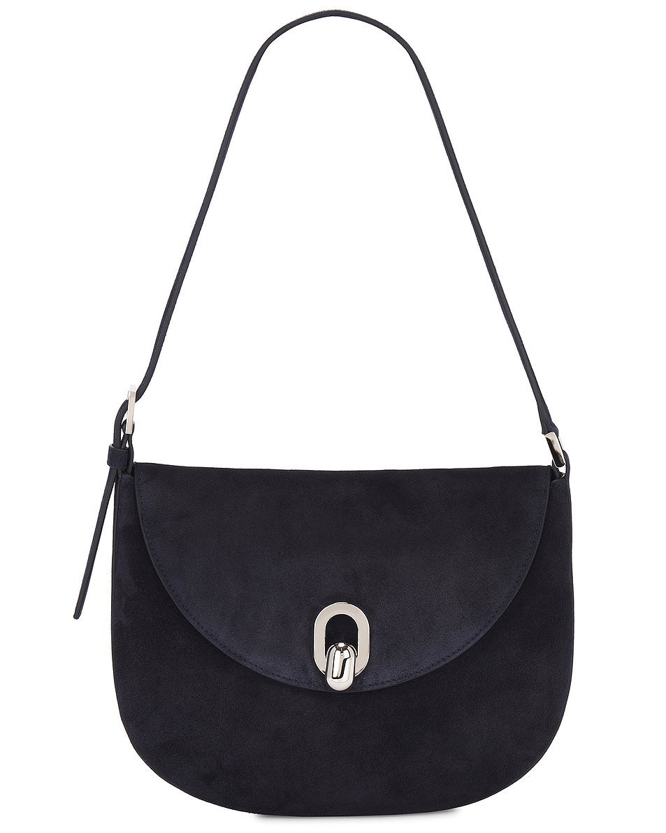 Image 1 of Savette The Small Tondo Hobo Bag in Navy