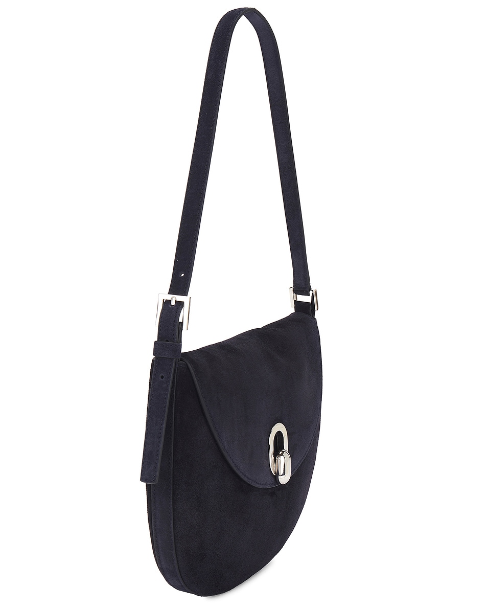 Image 4 of Savette The Small Tondo Hobo Bag in Navy