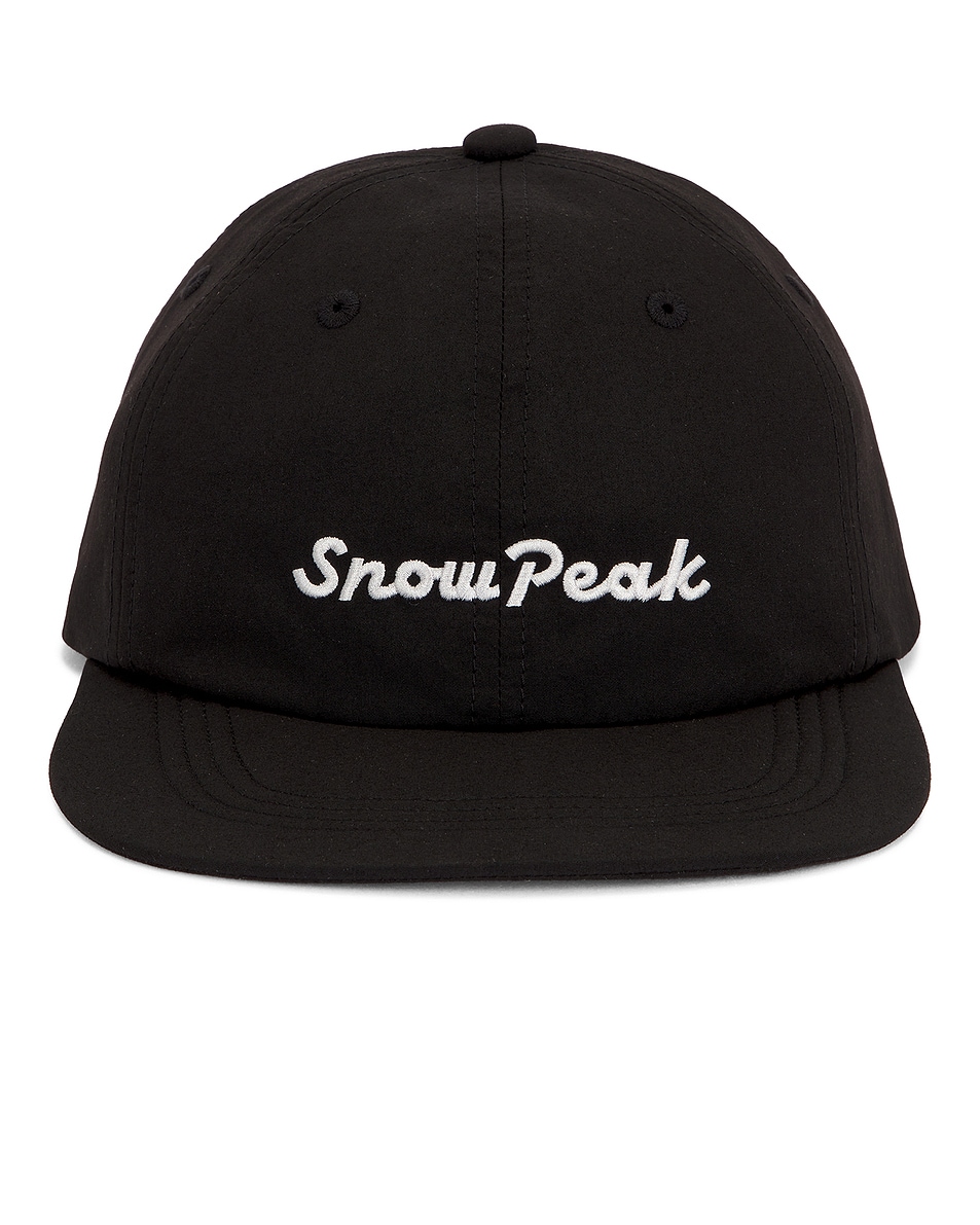 Image 1 of Snow Peak Snow Peak Typography Cap in Black