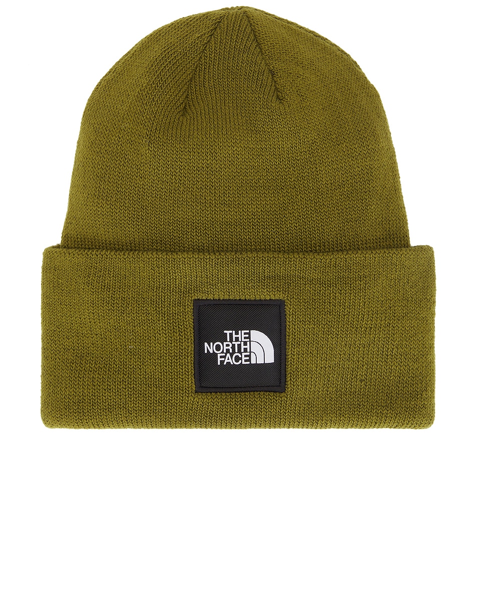 Image 1 of The North Face Big Box Beanie in Forest Olive