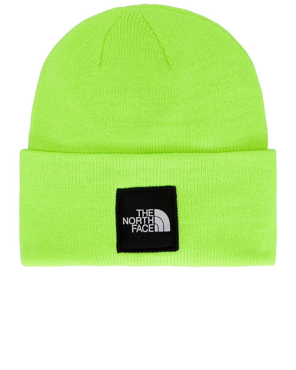 Image 1 of The North Face Big Box Beanie in Safety Green