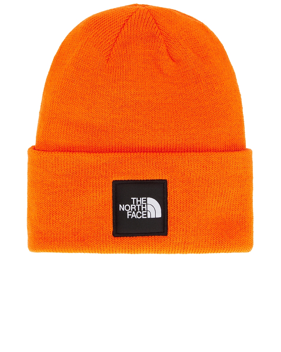 Image 1 of The North Face Big Box Beanie in TNF Orange