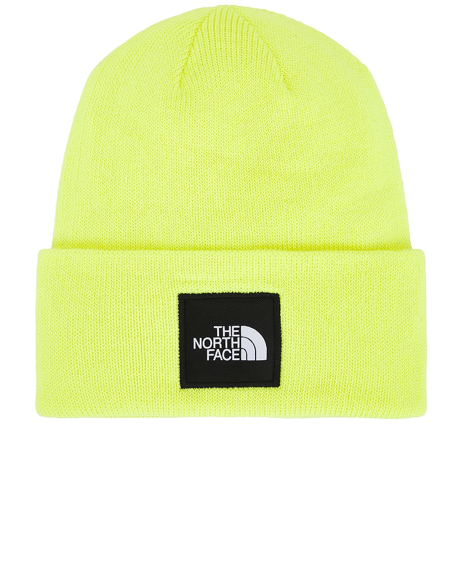 Image 1 of The North Face Big Box Beanie in Fizz Lime