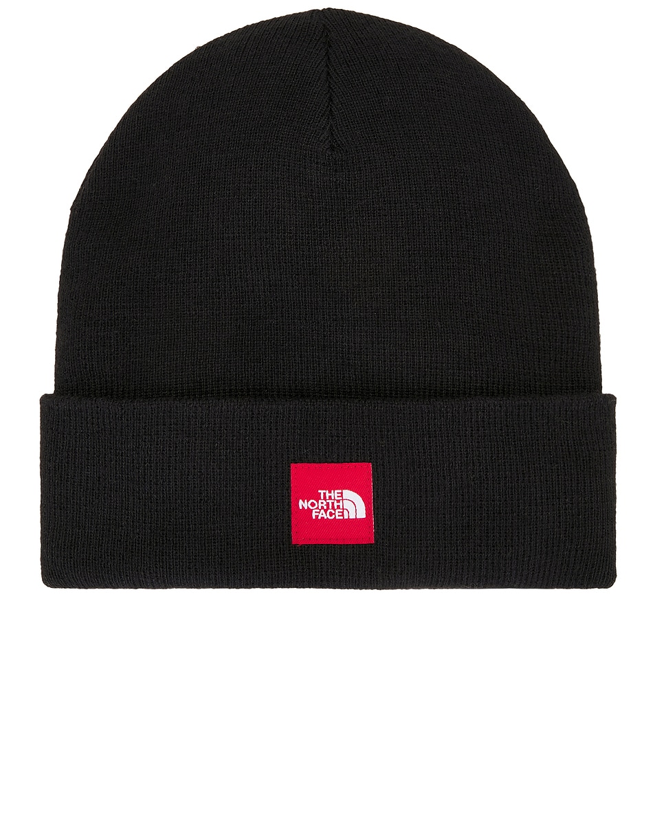 Image 1 of The North Face Red Box Beanie in TNF Black