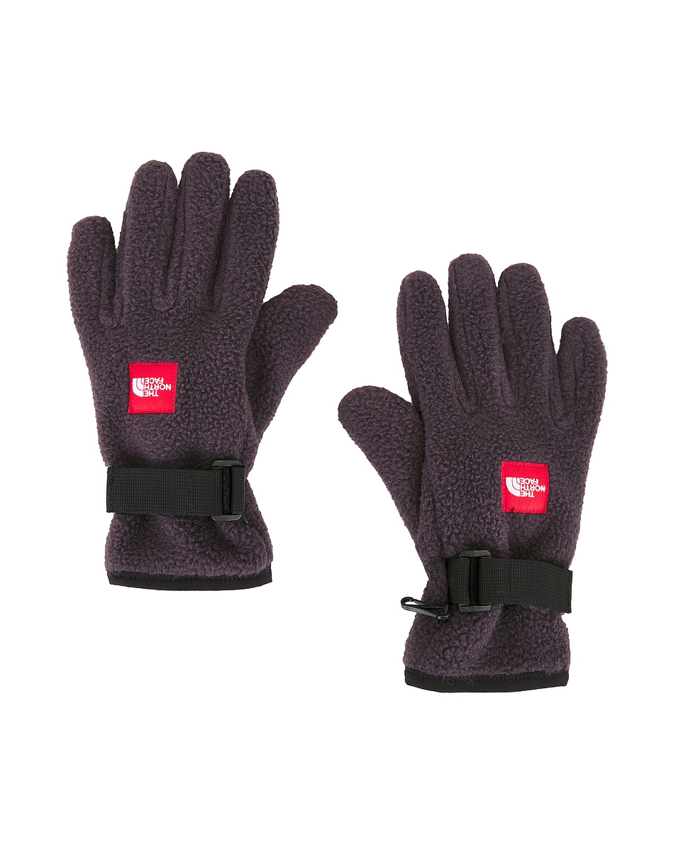 Image 1 of The North Face Red Box Fleece Glove in Obsidian