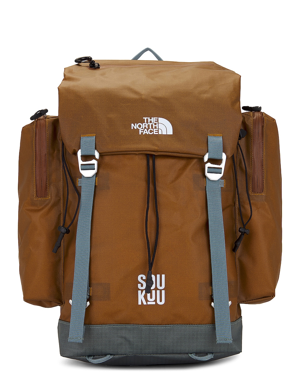 Image 1 of The North Face X Project U Backpack in Bronze Brown & Concrete Grey
