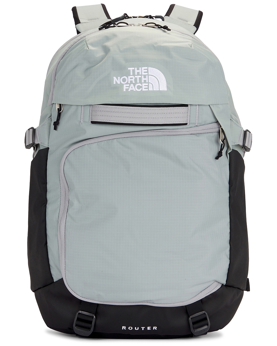 Image 1 of The North Face Router Backpack in Meld Grey & TNF Black