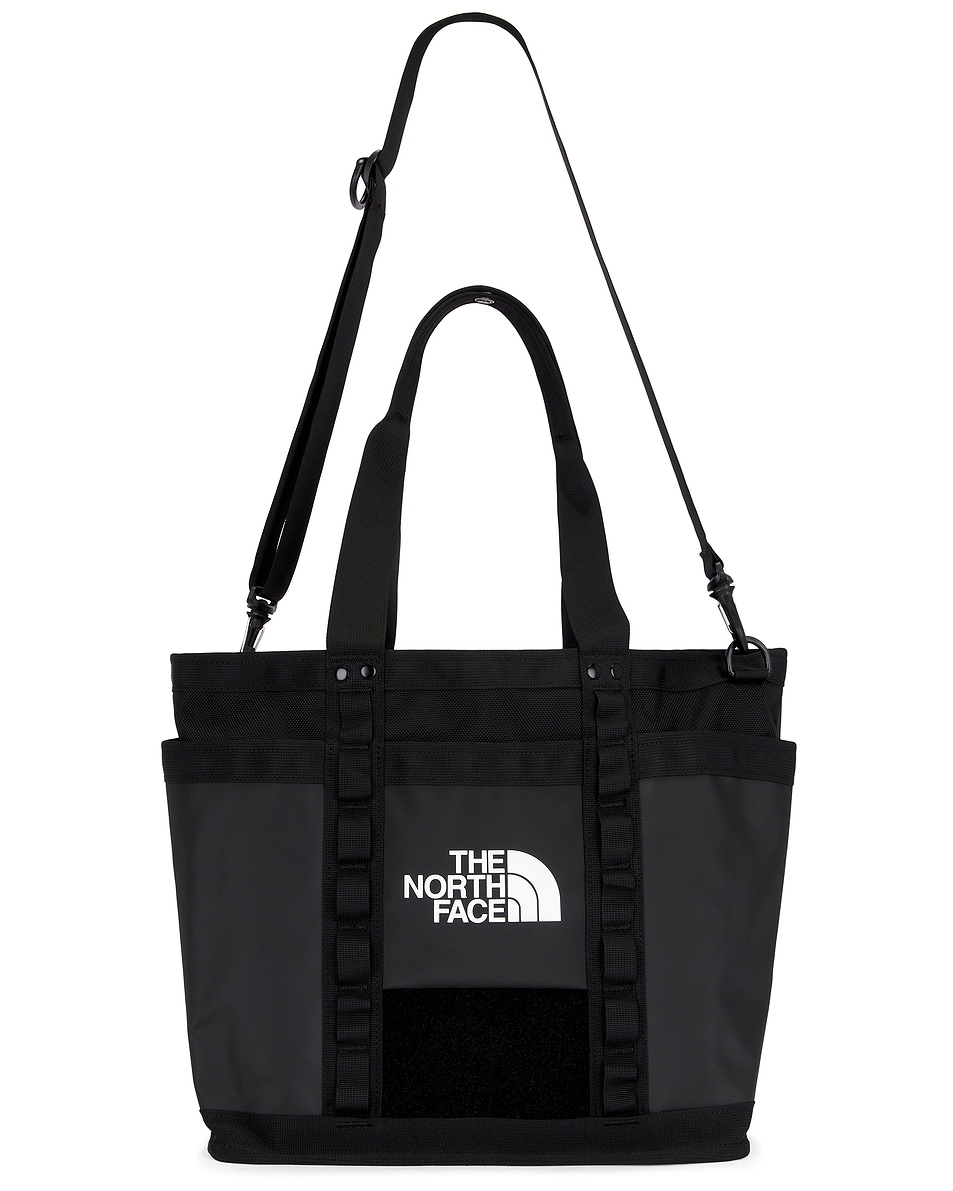 Image 1 of The North Face Explore Utility Tote in TNF Black & TNF White