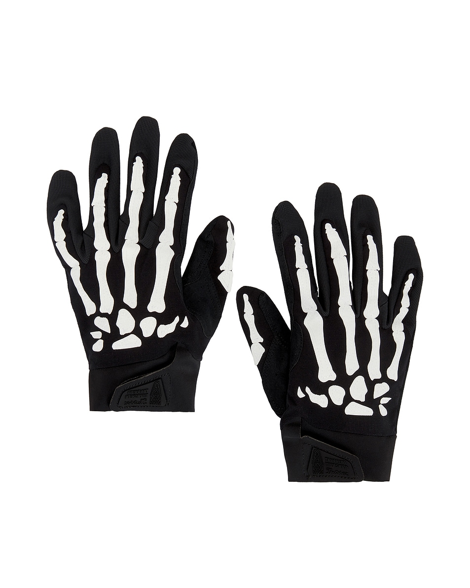 Image 1 of TAKAHIROMIYASHITA The Soloist Cycling Glove 24ss Design in Black & White Bone