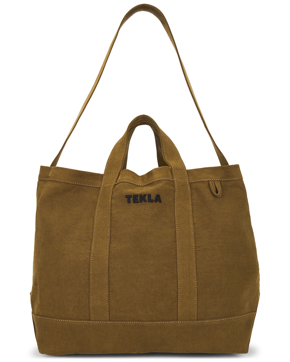 Image 1 of Tekla Beach Bag in Olive