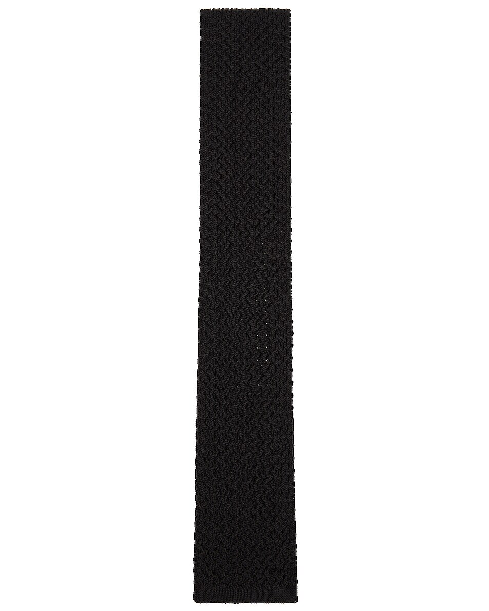 Image 1 of The Row Tana Tie in Black