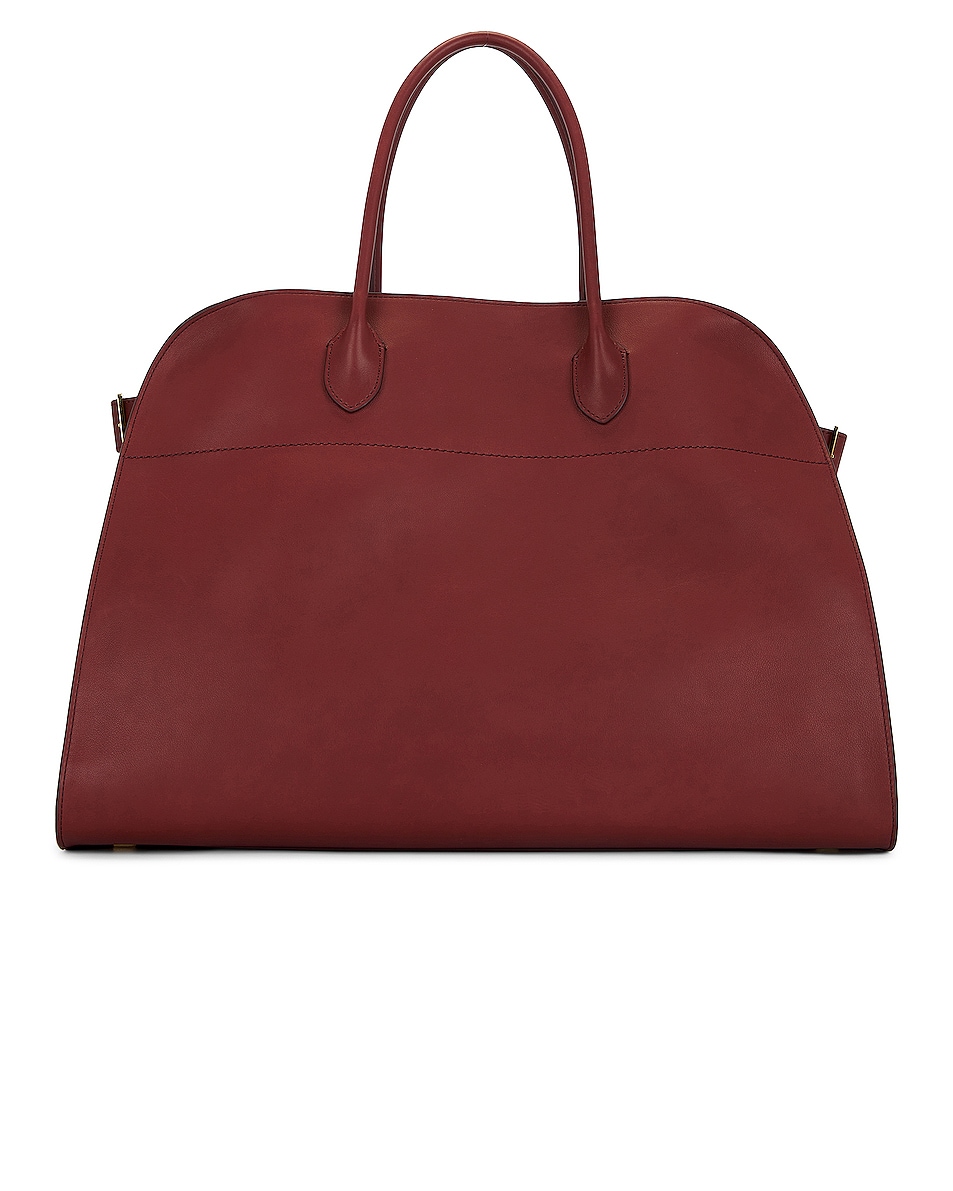 Image 1 of The Row Soft Margaux 17 Bag in Cognac