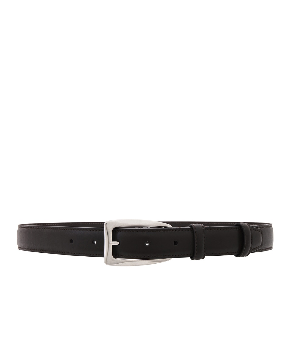 Image 1 of The Row Arco Belt in Dark Brown ANS