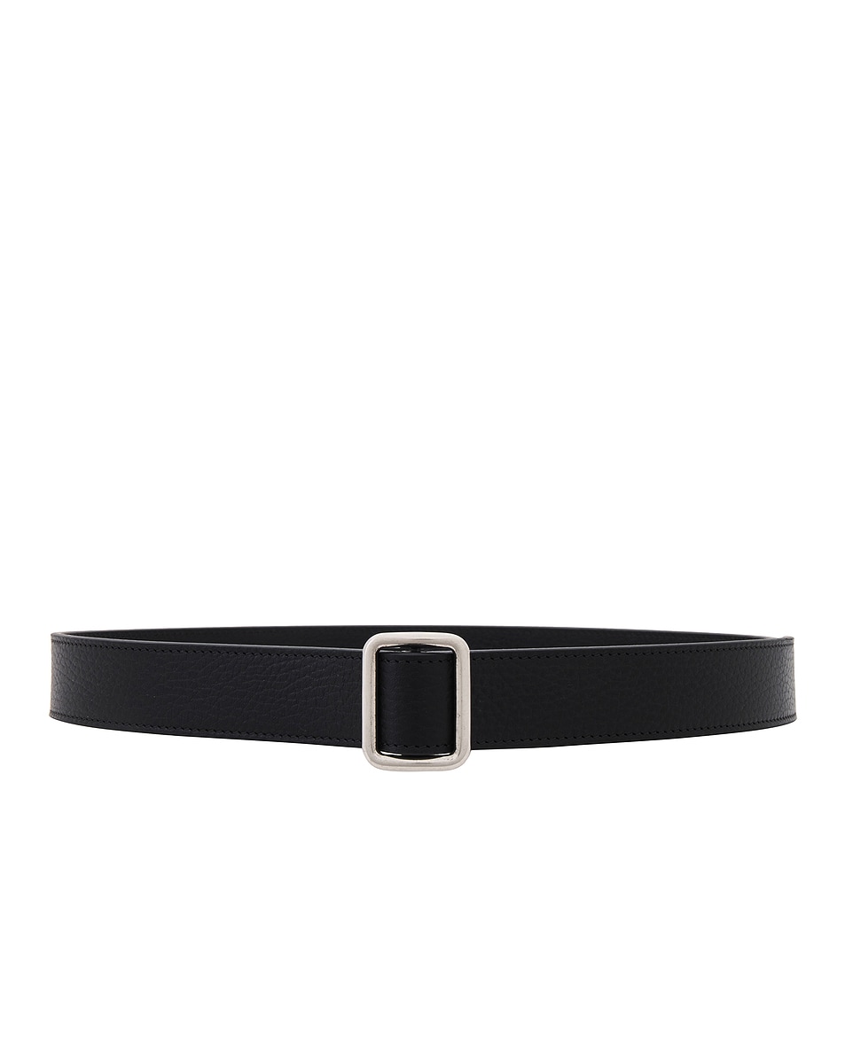 Image 1 of The Row Jin Belt in Black ANS