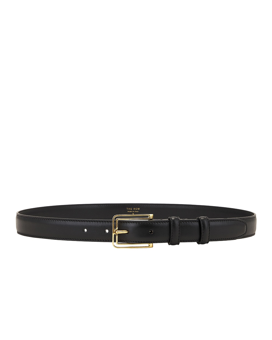 Image 1 of The Row Frame Belt in Black ANS