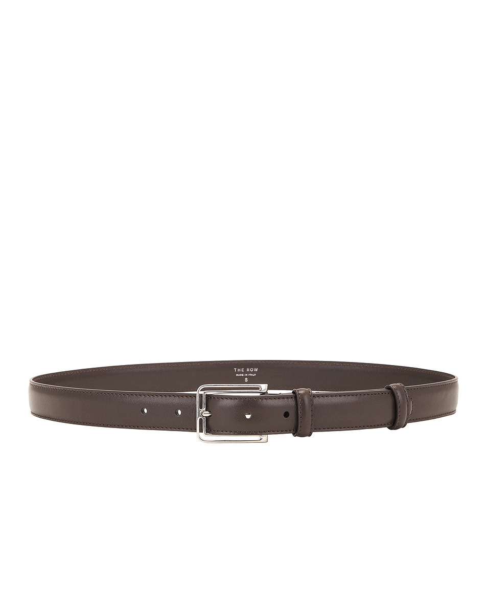 Image 1 of The Row Frame Belt in Dark Brown ANS