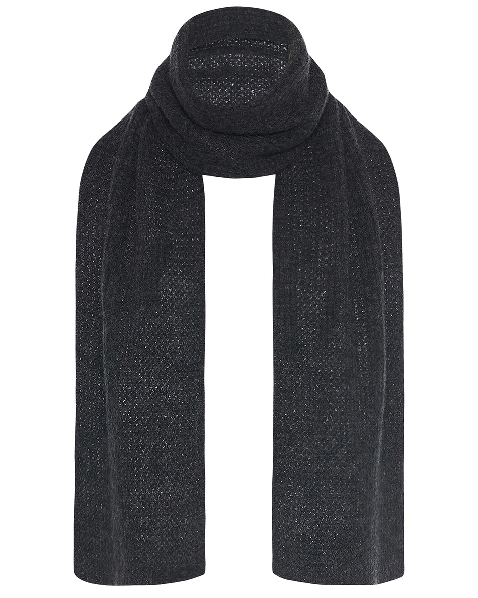 Image 1 of The Row Walt Scarf in Charcoal