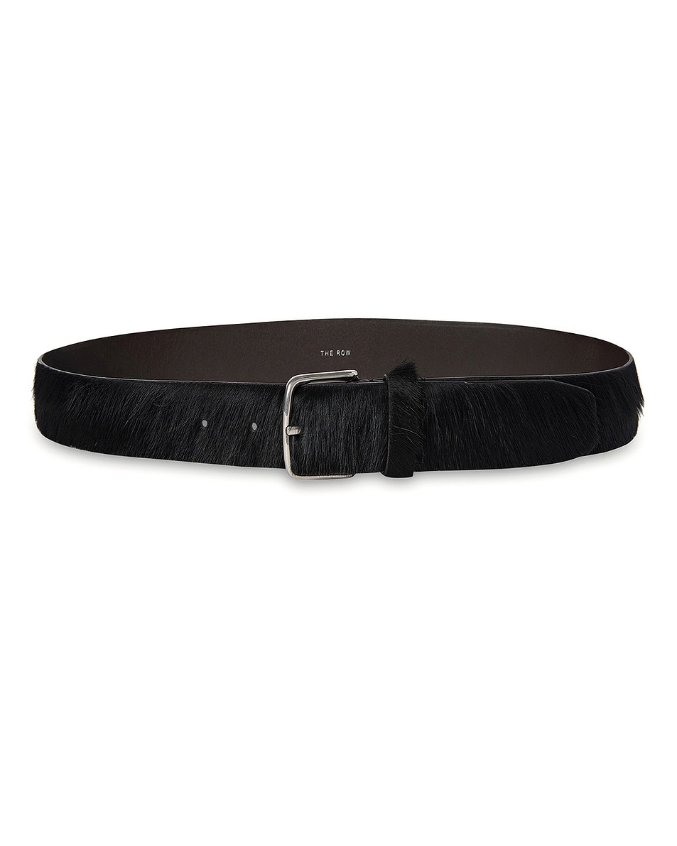 Image 1 of The Row Maxi Classic Belt in Dark Brown Ans