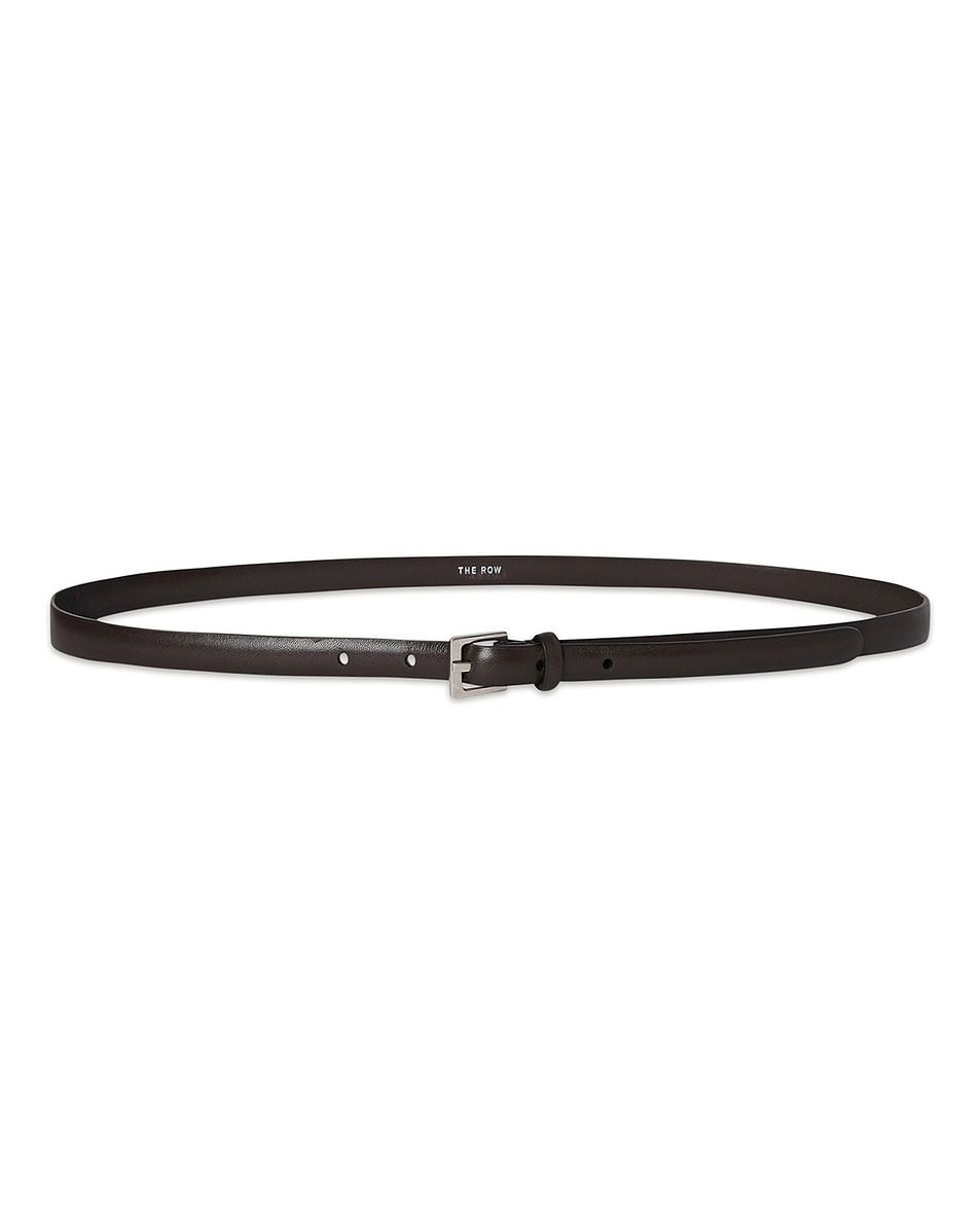 Image 1 of The Row City Belt in Dark Brown Ans