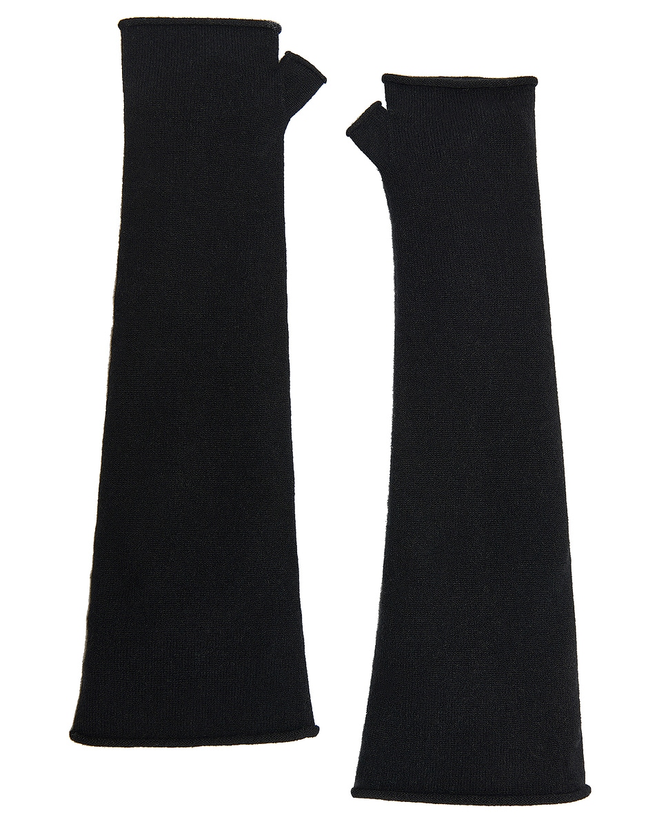 Image 1 of The Row Leina Arm Warmers in Black