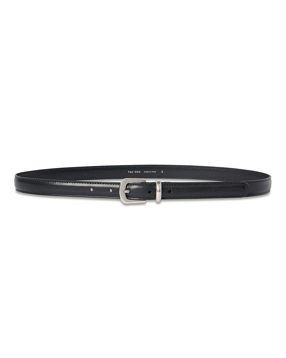 Image 1 of The Row Ring Belt in Black ANS